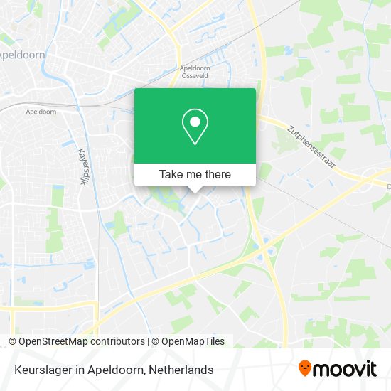 Keurslager in Apeldoorn map