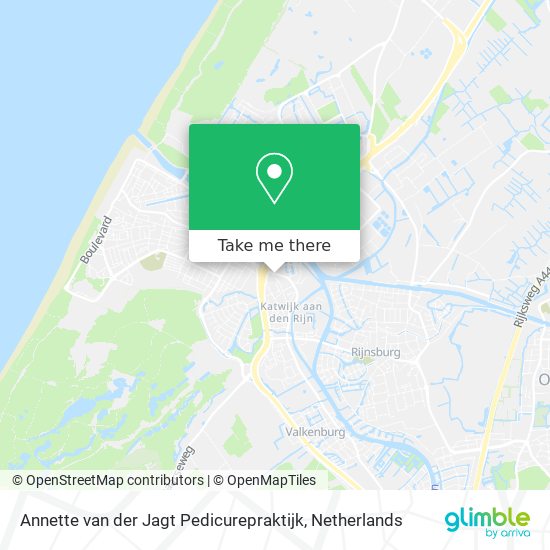 Annette van der Jagt Pedicurepraktijk map