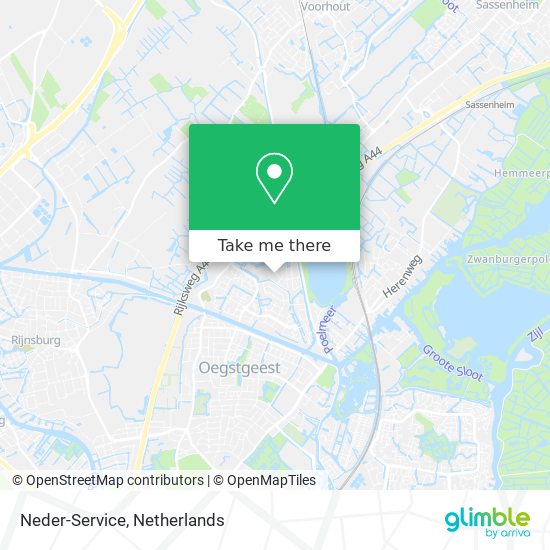 Neder-Service map