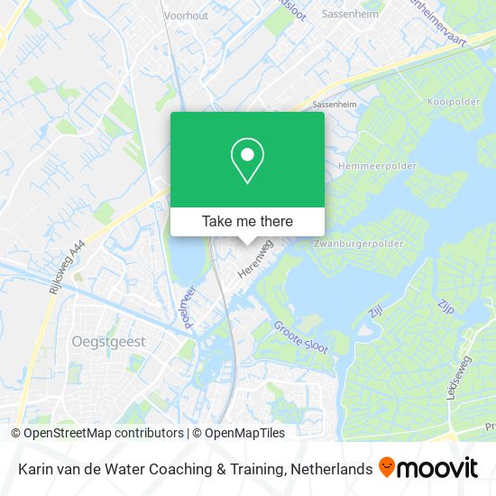 Karin van de Water Coaching & Training map