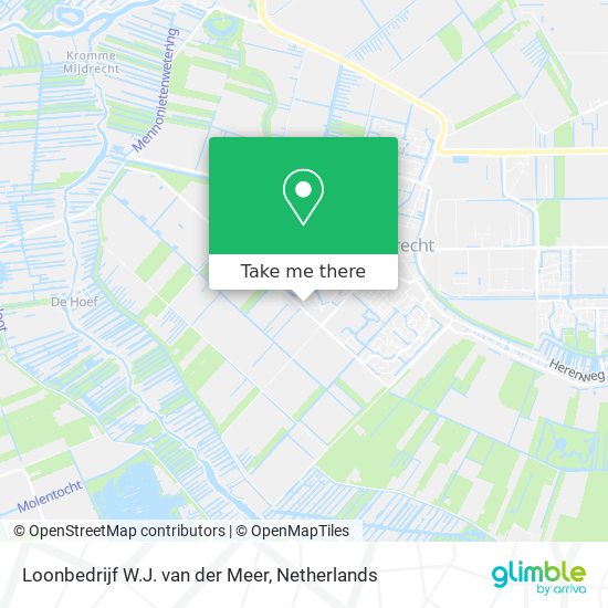 Loonbedrijf W.J. van der Meer map