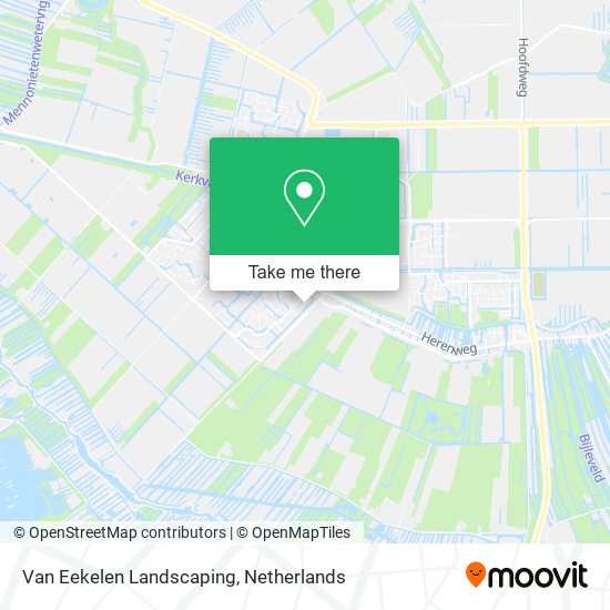 Van Eekelen Landscaping map