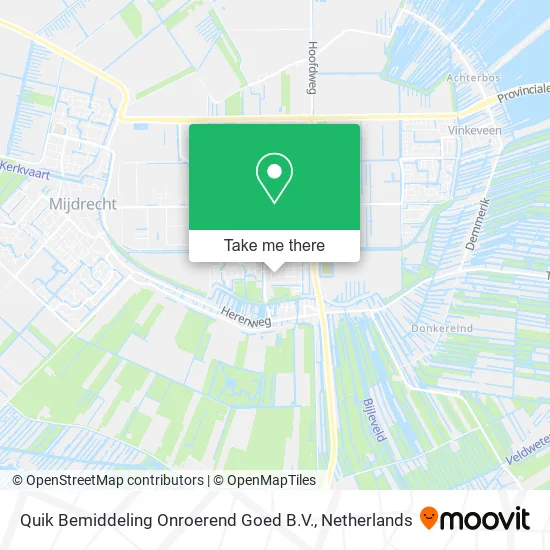 Quik Bemiddeling Onroerend Goed B.V. map