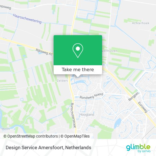 Design Service Amersfoort map