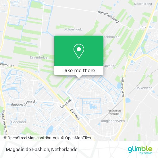 Magasin de Fashion map