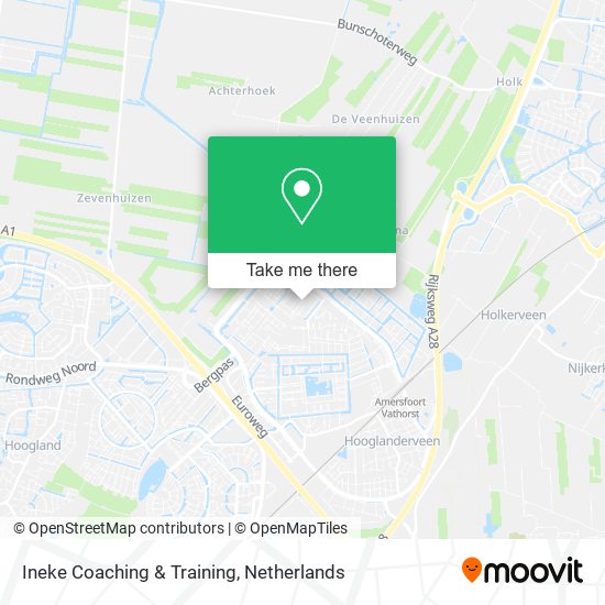 Ineke Coaching & Training map