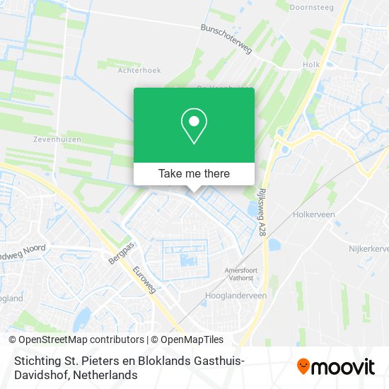 Stichting St. Pieters en Bloklands Gasthuis-Davidshof Karte