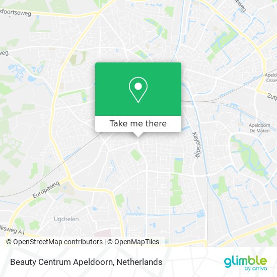 Beauty Centrum Apeldoorn map