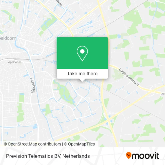 Prevision Telematics BV map
