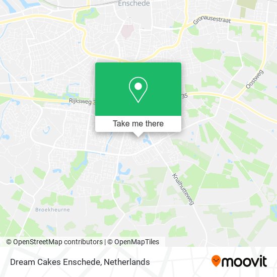 Dream Cakes Enschede map