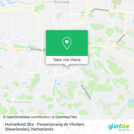 Humankind Ske - Peuteropvang de Vlinders (Meerlanden) Karte