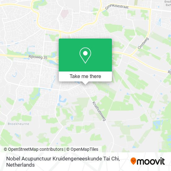 Nobel Acupunctuur Kruidengeneeskunde Tai Chi map