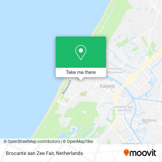 Brocante aan Zee Fair map