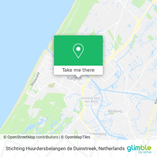 Stichting Huurdersbelangen de Duinstreek Karte