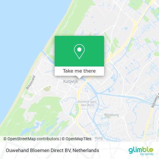 Ouwehand Bloemen Direct BV map