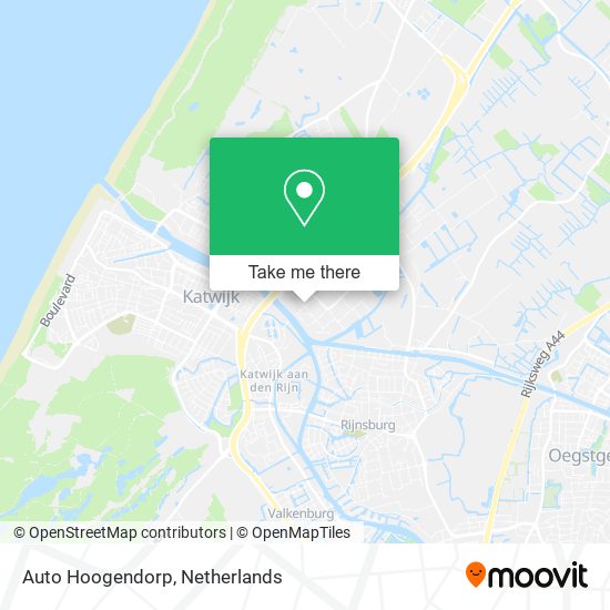 Auto Hoogendorp map