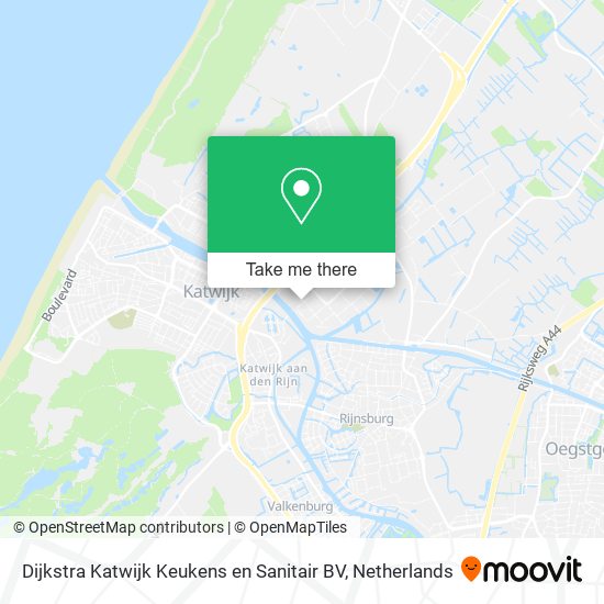 Dijkstra Katwijk Keukens en Sanitair BV map