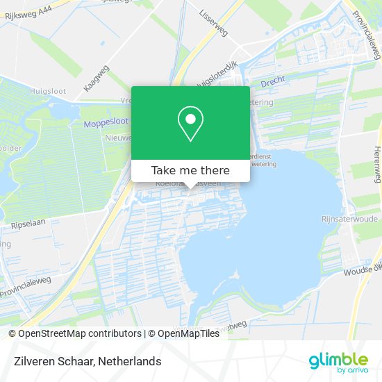 Zilveren Schaar map