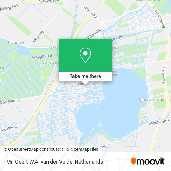 Mr. Geert W.A. van der Velde map