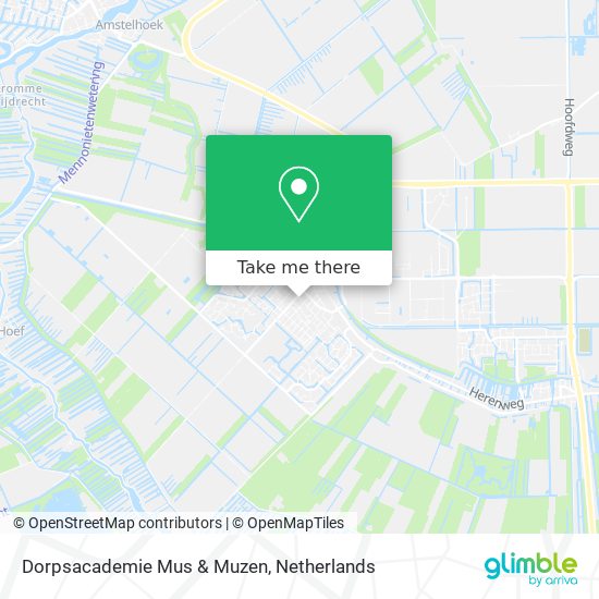 Dorpsacademie Mus & Muzen map