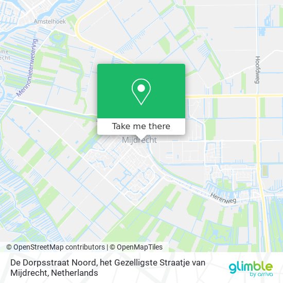 De Dorpsstraat Noord, het Gezelligste Straatje van Mijdrecht Karte