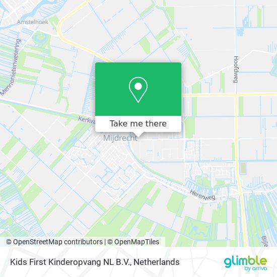 Kids First Kinderopvang NL B.V. map