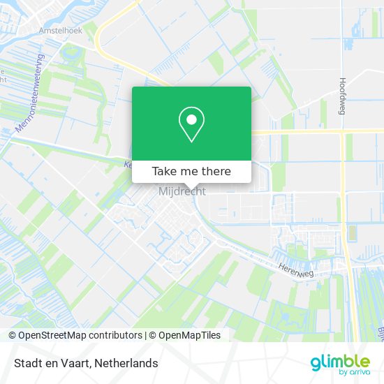 Stadt en Vaart map