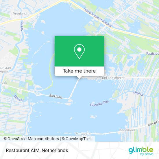 Restaurant AIM map