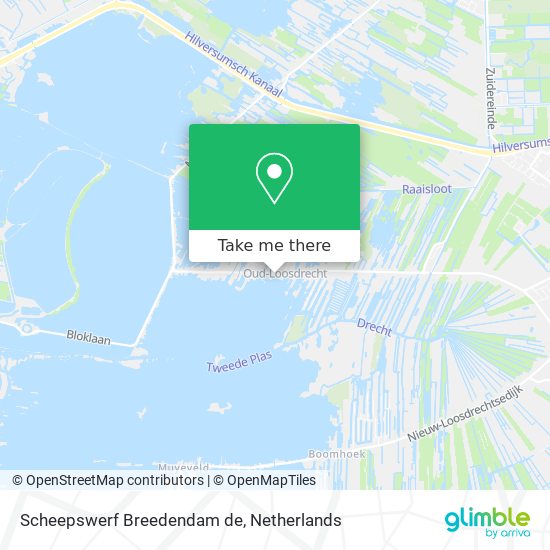 Scheepswerf Breedendam de map