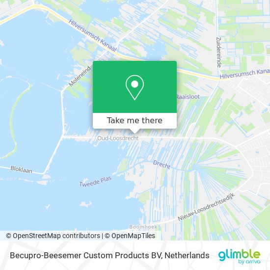 Becupro-Beesemer Custom Products BV map