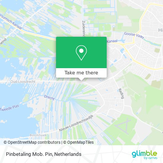 Pinbetaling Mob. Pin map