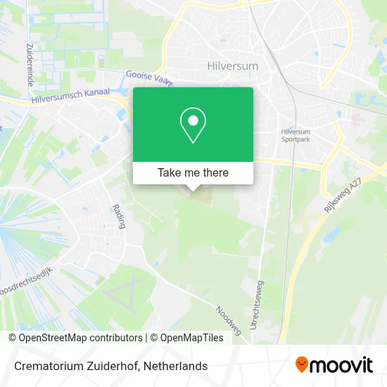 Crematorium Zuiderhof map