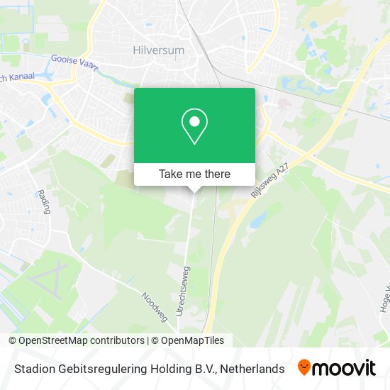 Stadion Gebitsregulering Holding B.V. map