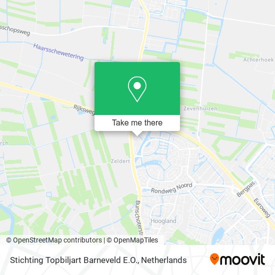 Stichting Topbiljart Barneveld E.O. Karte