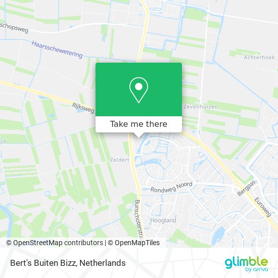 Bert's Buiten Bizz map