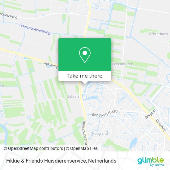 Fikkie & Friends Huisdierenservice Karte