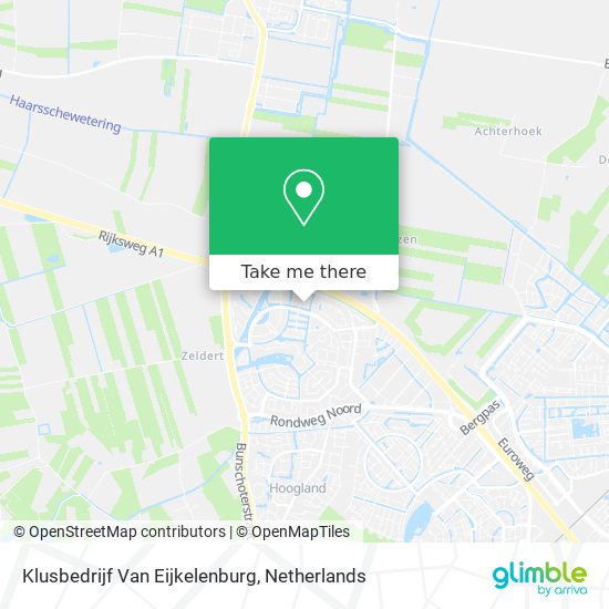 Klusbedrijf Van Eijkelenburg Karte