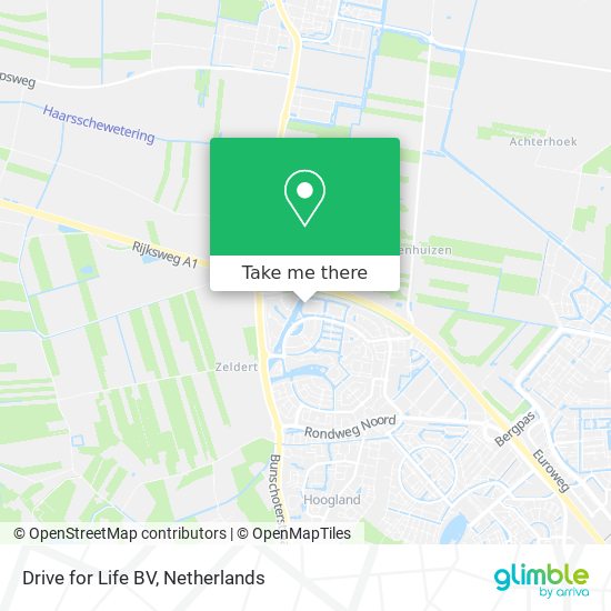 Drive for Life BV map