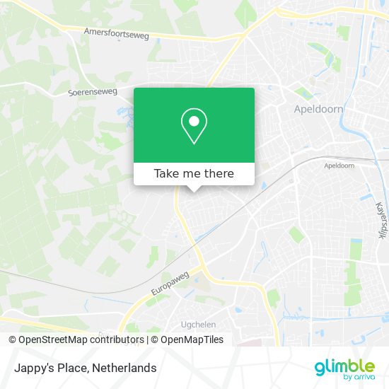 Jappy's Place map