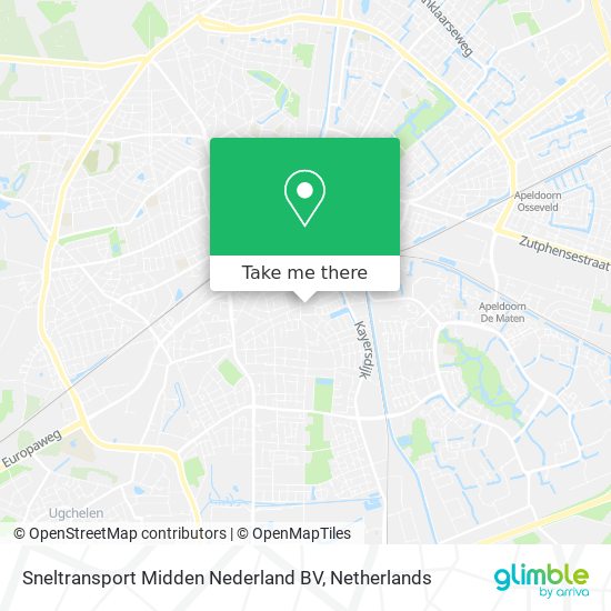 Sneltransport Midden Nederland BV map