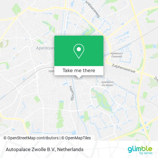 Autopalace Zwolle B.V. map