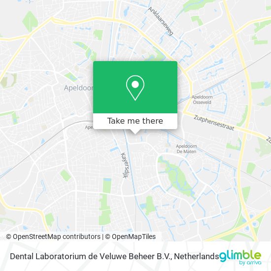 Dental Laboratorium de Veluwe Beheer B.V. Karte