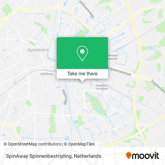 SpinAway Spinnenbestrijding map