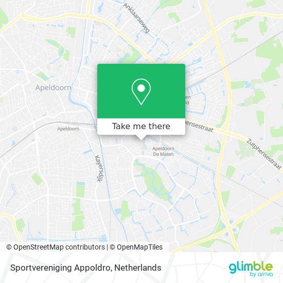 Sportvereniging Appoldro map