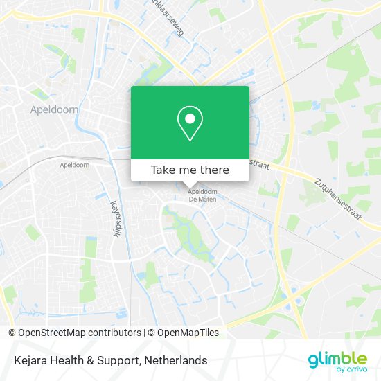 Kejara Health & Support map