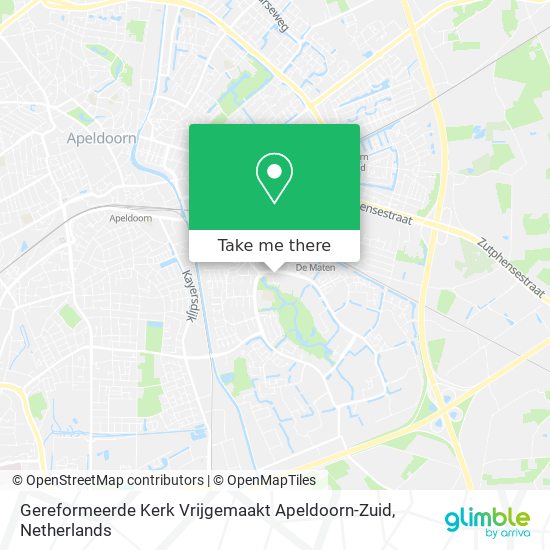 Gereformeerde Kerk Vrijgemaakt Apeldoorn-Zuid Karte