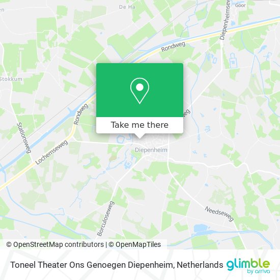 Toneel Theater Ons Genoegen Diepenheim map