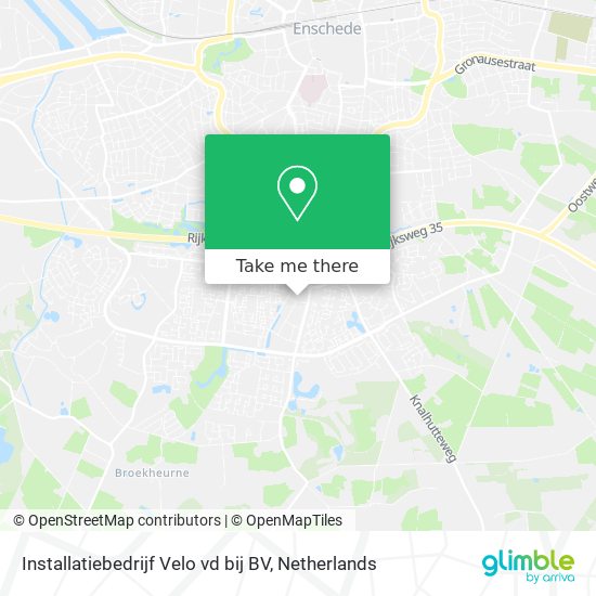 Installatiebedrijf Velo vd bij BV map