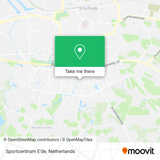 Sportcentrum E'de map