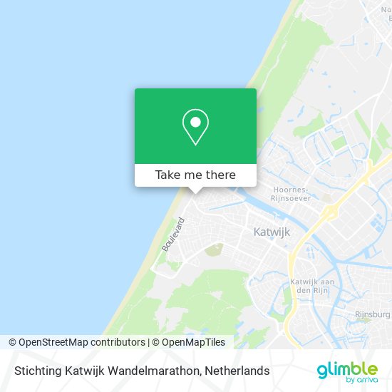 Stichting Katwijk Wandelmarathon map